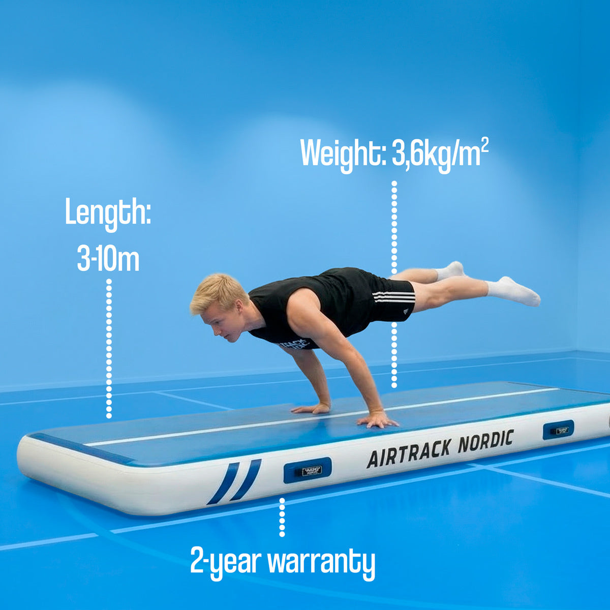 
              AirTrack Nordic Deluxe, 3-10m
