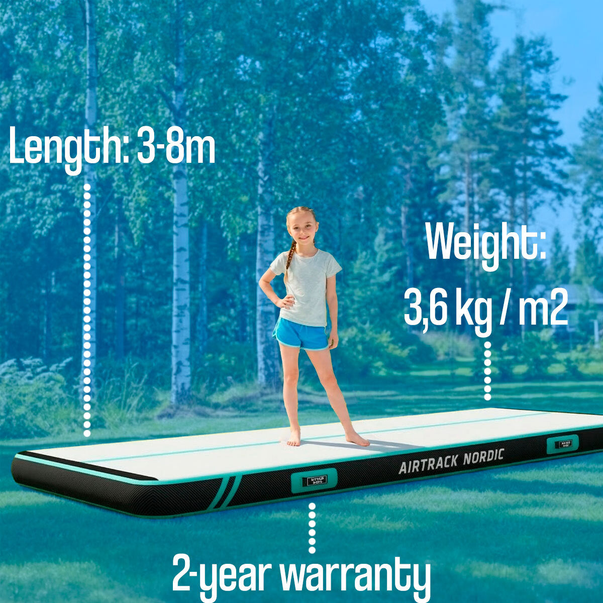 
              AirTrack Nordic Carbon, 3-8m
